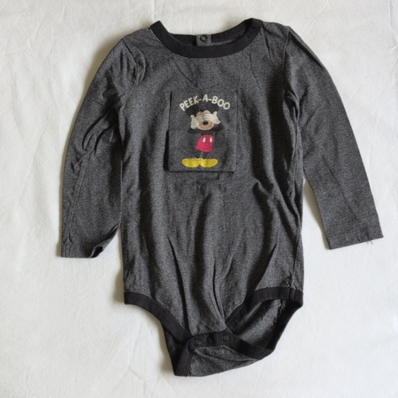 joe fresh x disney mickey mouse 3 piece bundle bodysuits & joggers 18-24 months - Picture 11 of 12